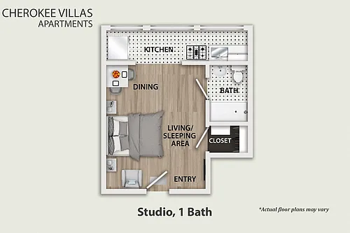 Floor plan Studio
