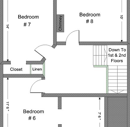 832 E.U. 3rd Floor There is now a bathroom on the 3rd floor