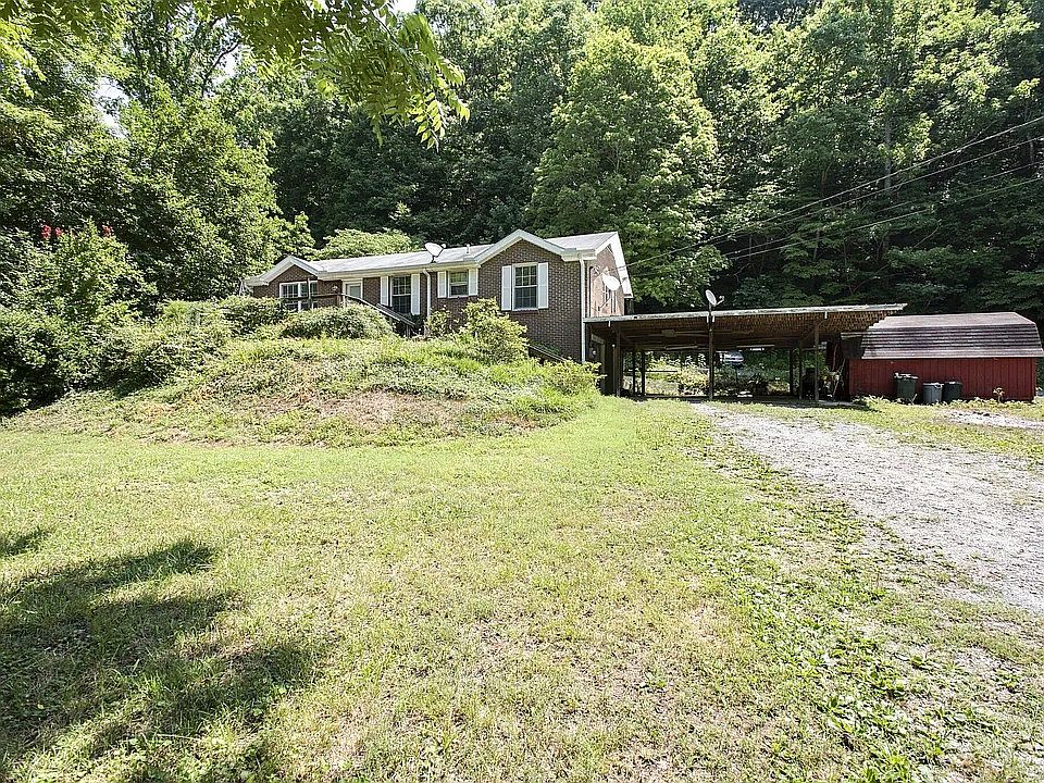 Large front yard with room to garden