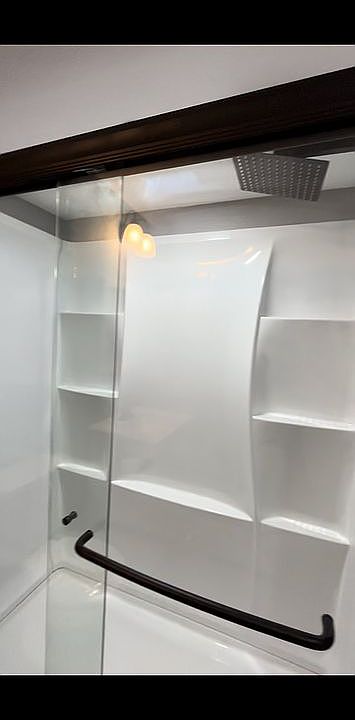 Basement shower