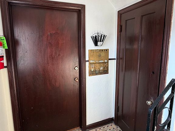 FRONT DOORS JUST RESTAINED WALNUT
