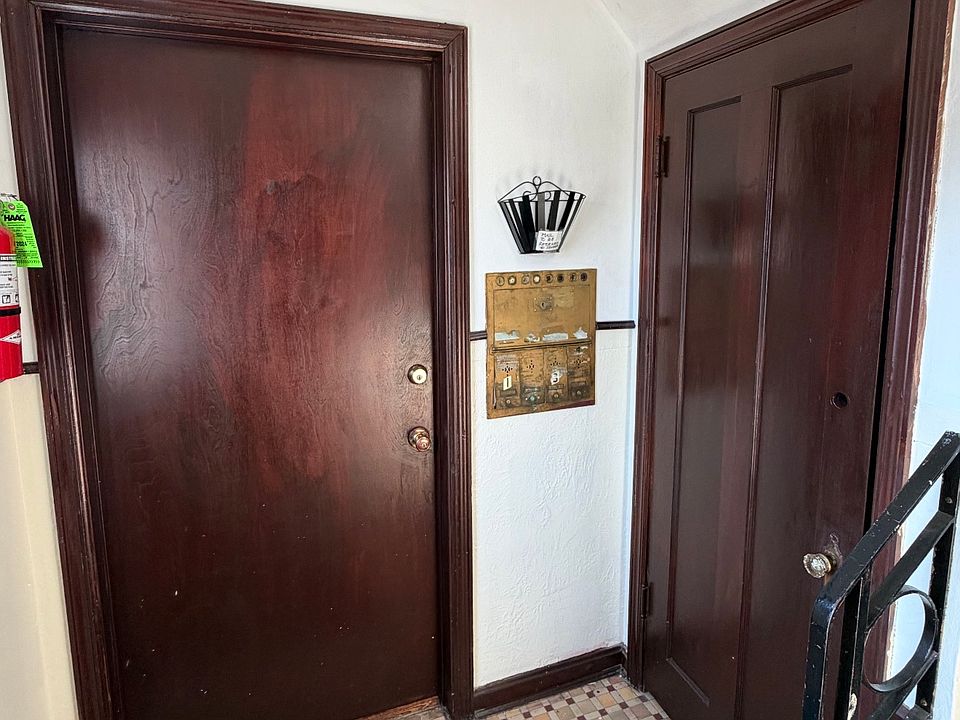 FRONT DOORS JUST RESTAINED WALNUT