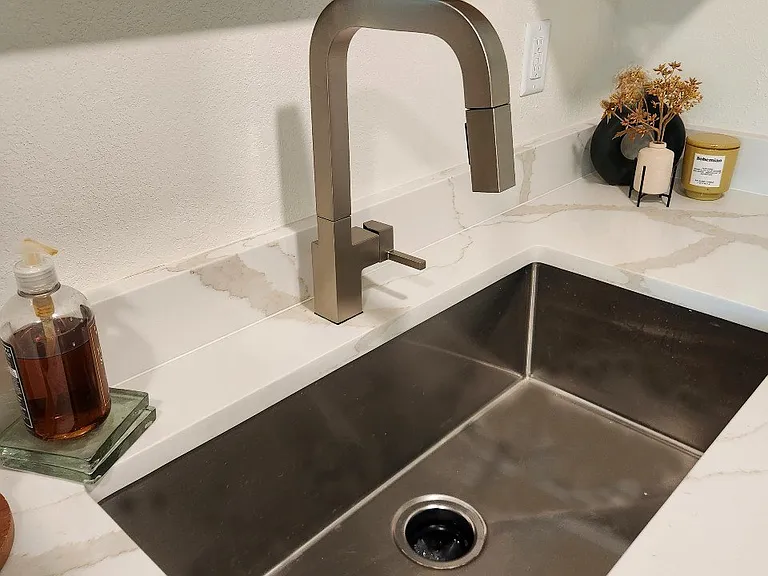 West 7th Quartz and modern fixtures