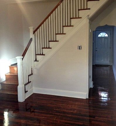 Stairs & front door