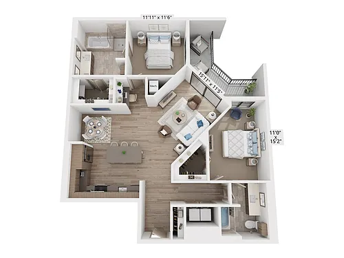 Floor plan B8