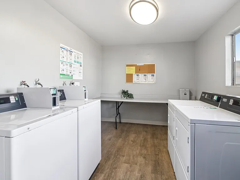 The property has three (3) laundry rooms.