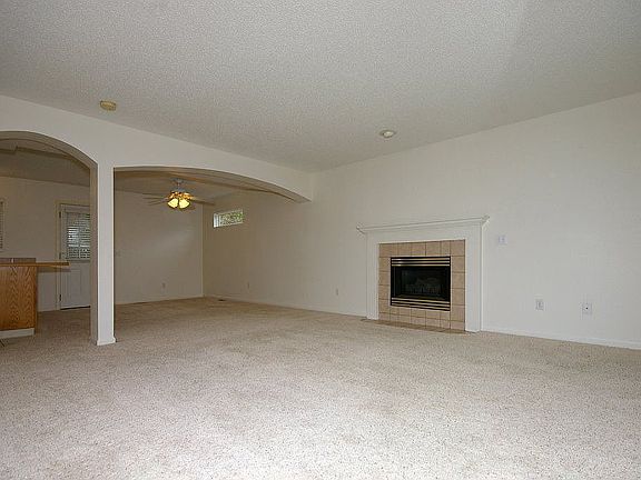 Looking from the front door to the Living Room and Dining Room
