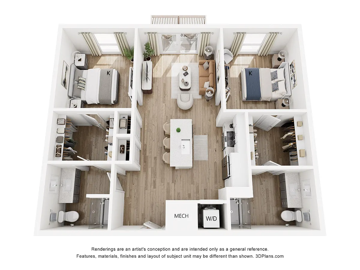 Floor plan 2B