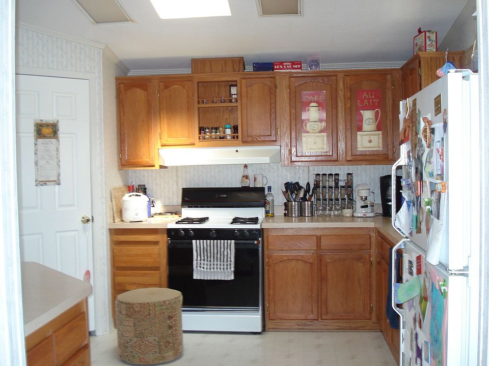kitchen view with skylight