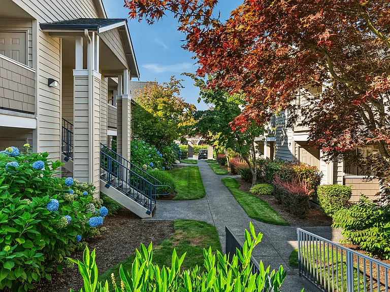 Scenic walkways right outside your door