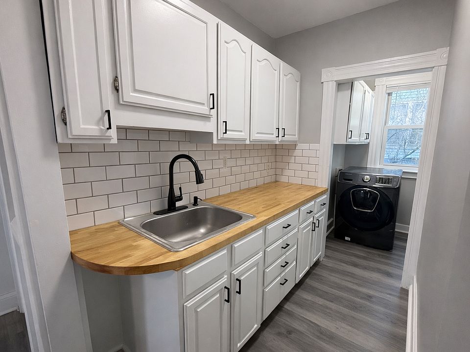 Refreshed kitchen with new fixtures