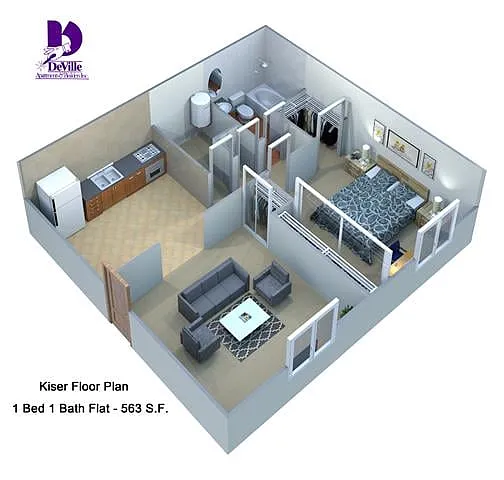 Floor plan Kiser