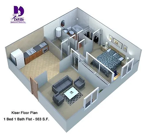 Floor plan Kiser