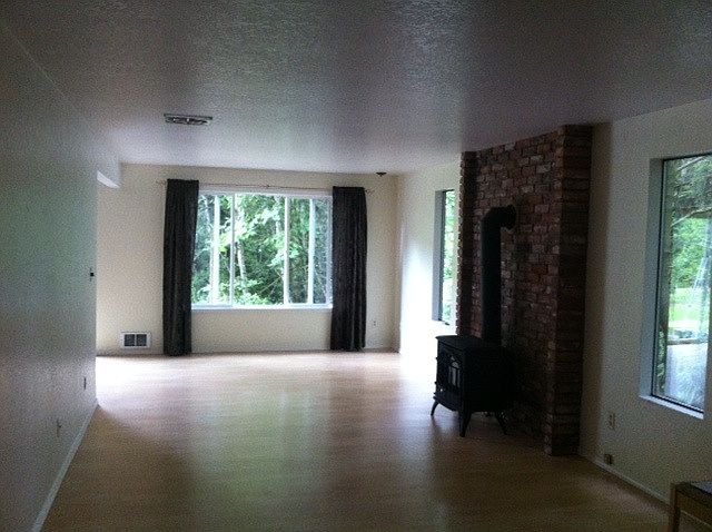 From entry way