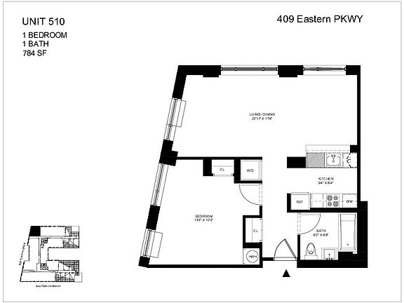 2nd image of 409 Eastern Pkwy #510