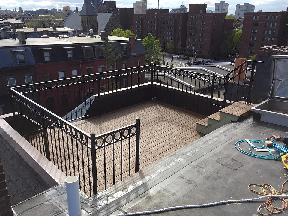 Private roof deck