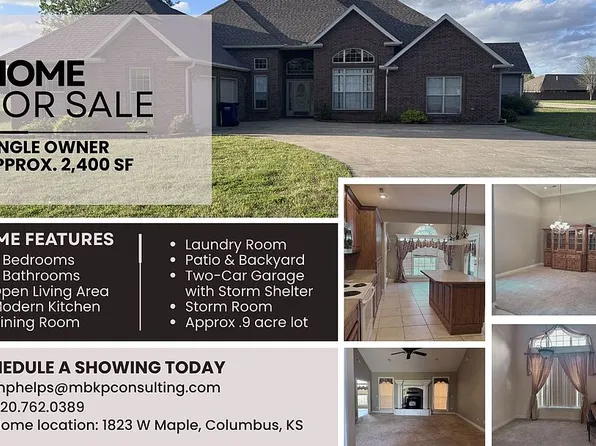 1823 W Maple St, Columbus, KS 66725