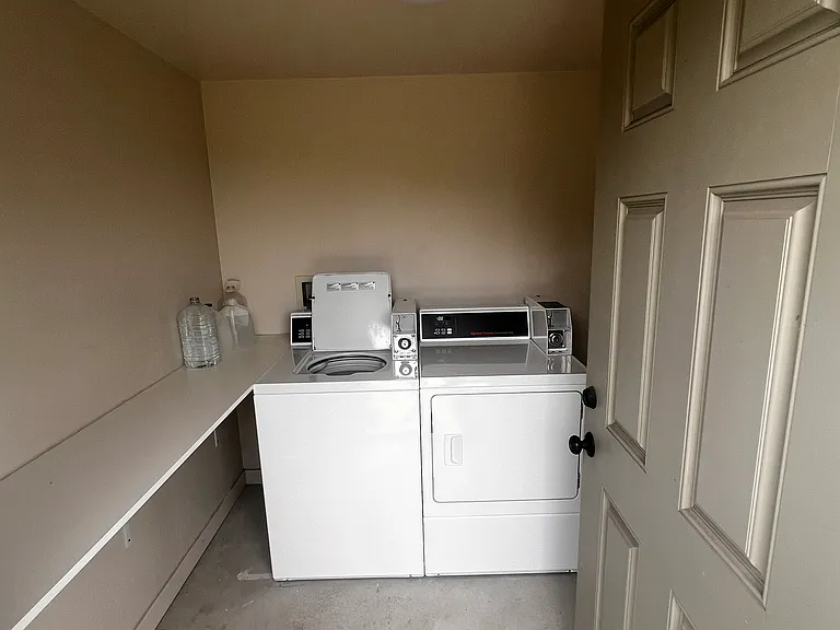 Coin-operated washer and dryer (common area)