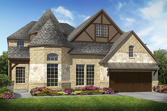 Elevation C with stone