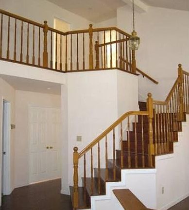Wood stairs