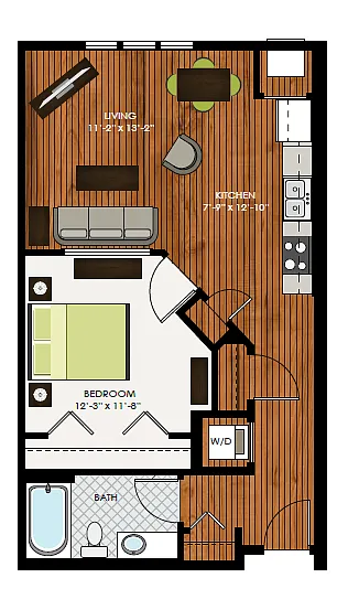 Floor plan The Crosby