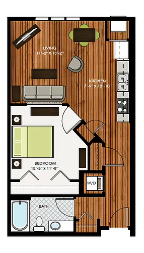 Floor plan The Crosby