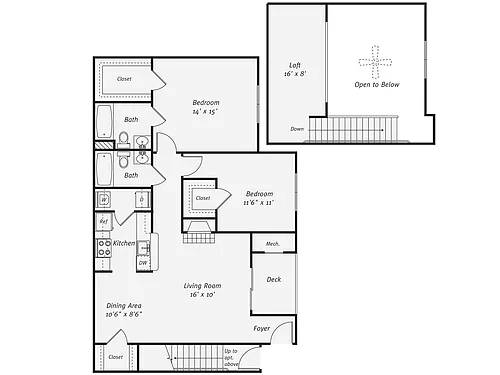 Floor plan B2LR
