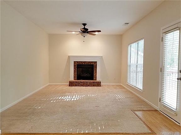 Family room with gas log fireplace