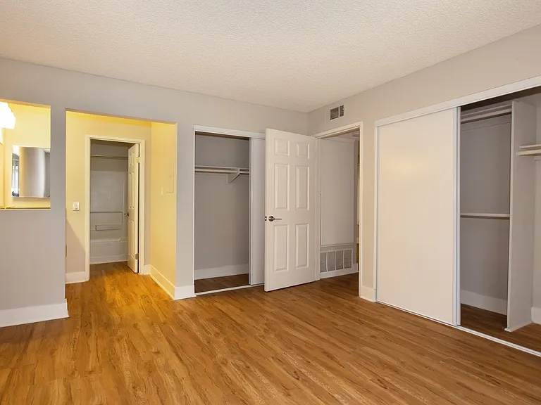 Master bedroom with plenty of closet space