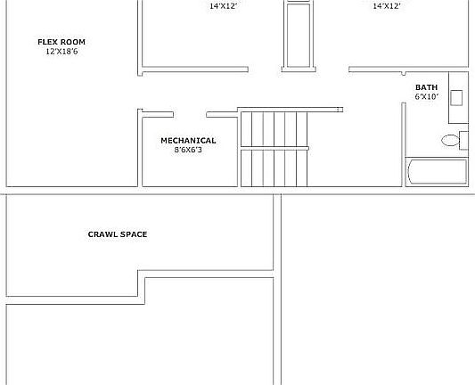 Walkout Level 972 Sq. Ft.