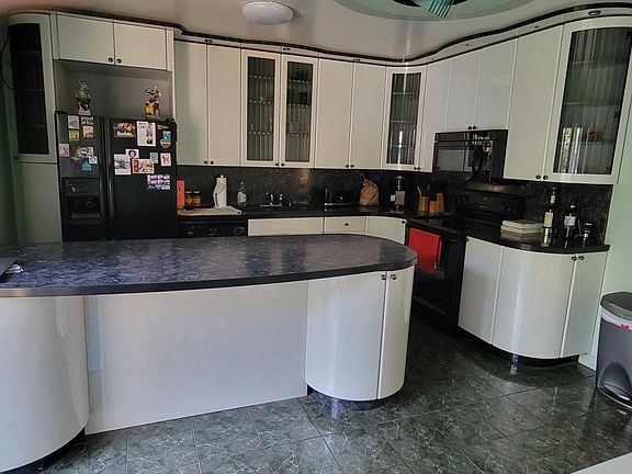 Kitchen with custom cabinets