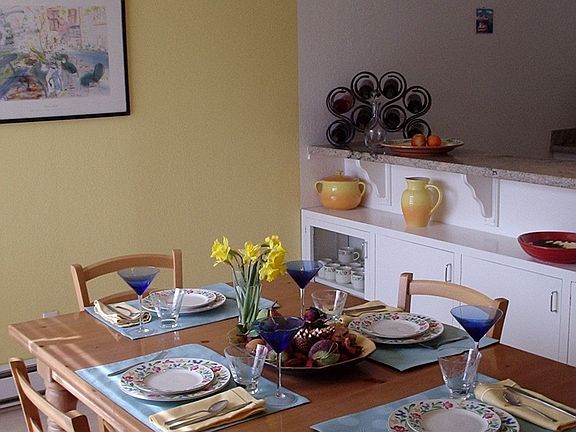 Dining Area Kitchen (with deck off of dining area)