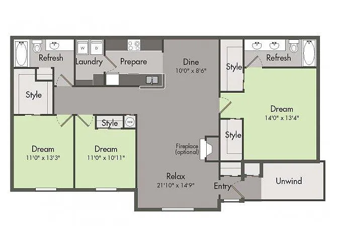 Floor plan THE LIVINGSTON