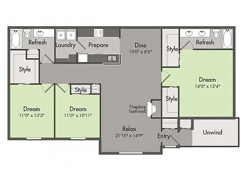Floor plan THE LIVINGSTON