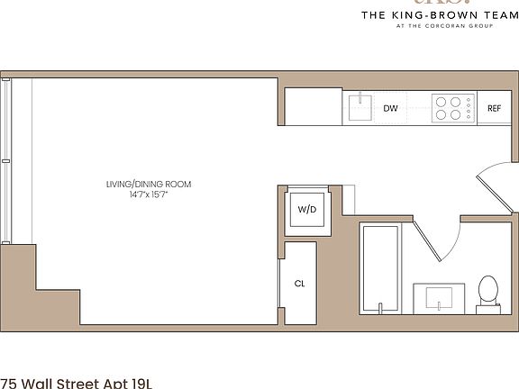 2nd image of 75 Wall St APT 19L