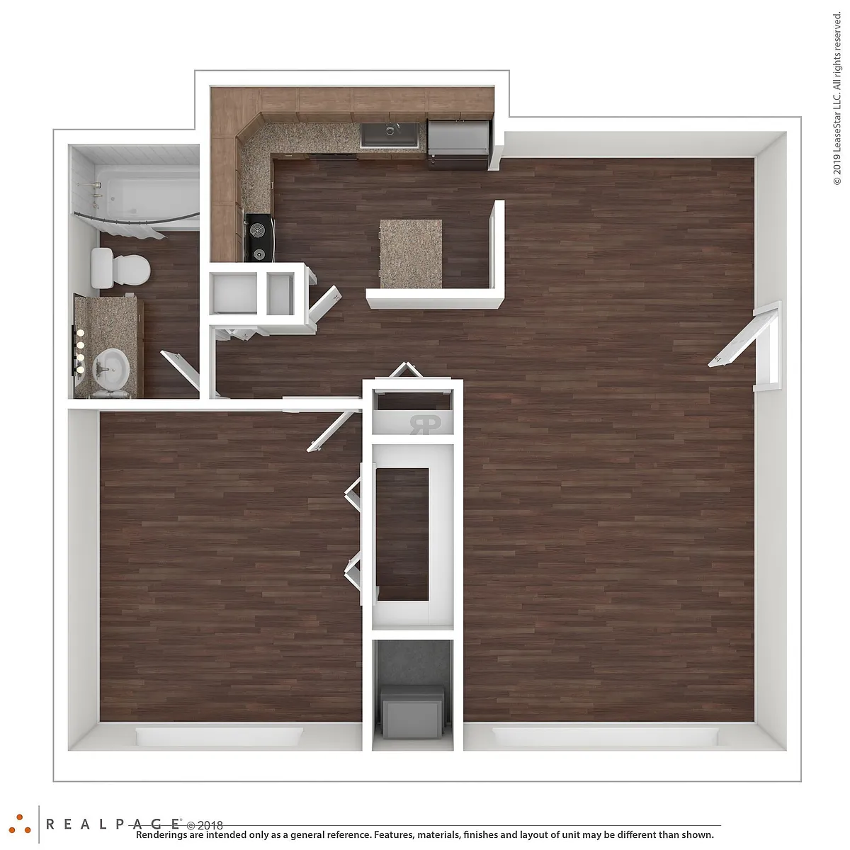 Floor plan 1B1BD4