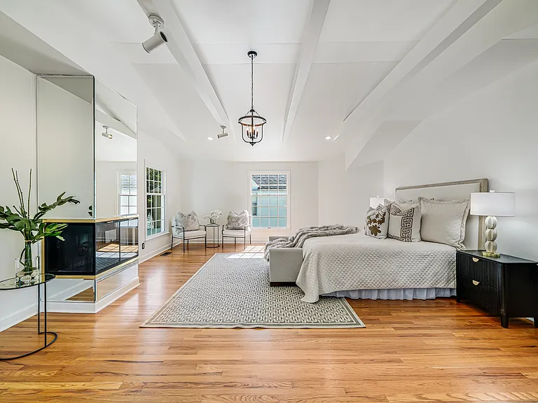 Expansive private primary suite