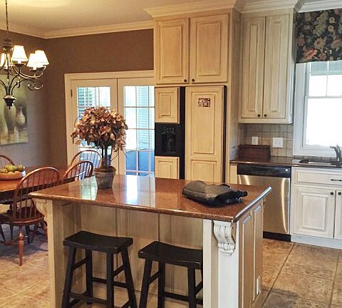 Kitchen with custom Refriger
