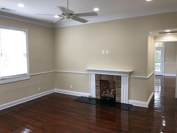 Living Room with Gas Log Fireplace