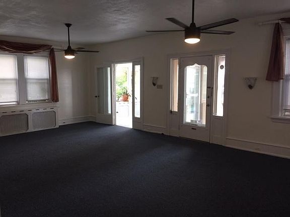 Two entrances into the living room 1 from the front porch and one from the enclosed sun room