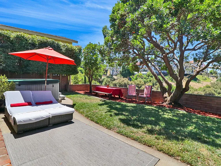 Backyard-your own personal oasis tucked away near the city!