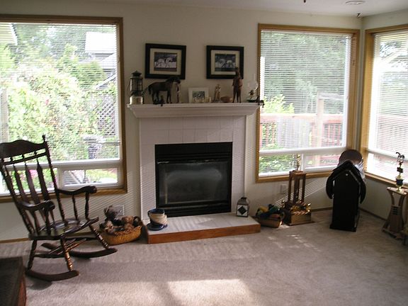 sun room on back side of house