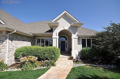 Stone Front Patio Entry