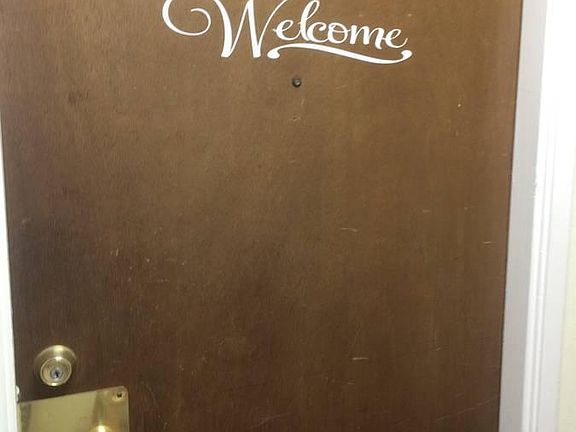 A brand new lockset is now installed.