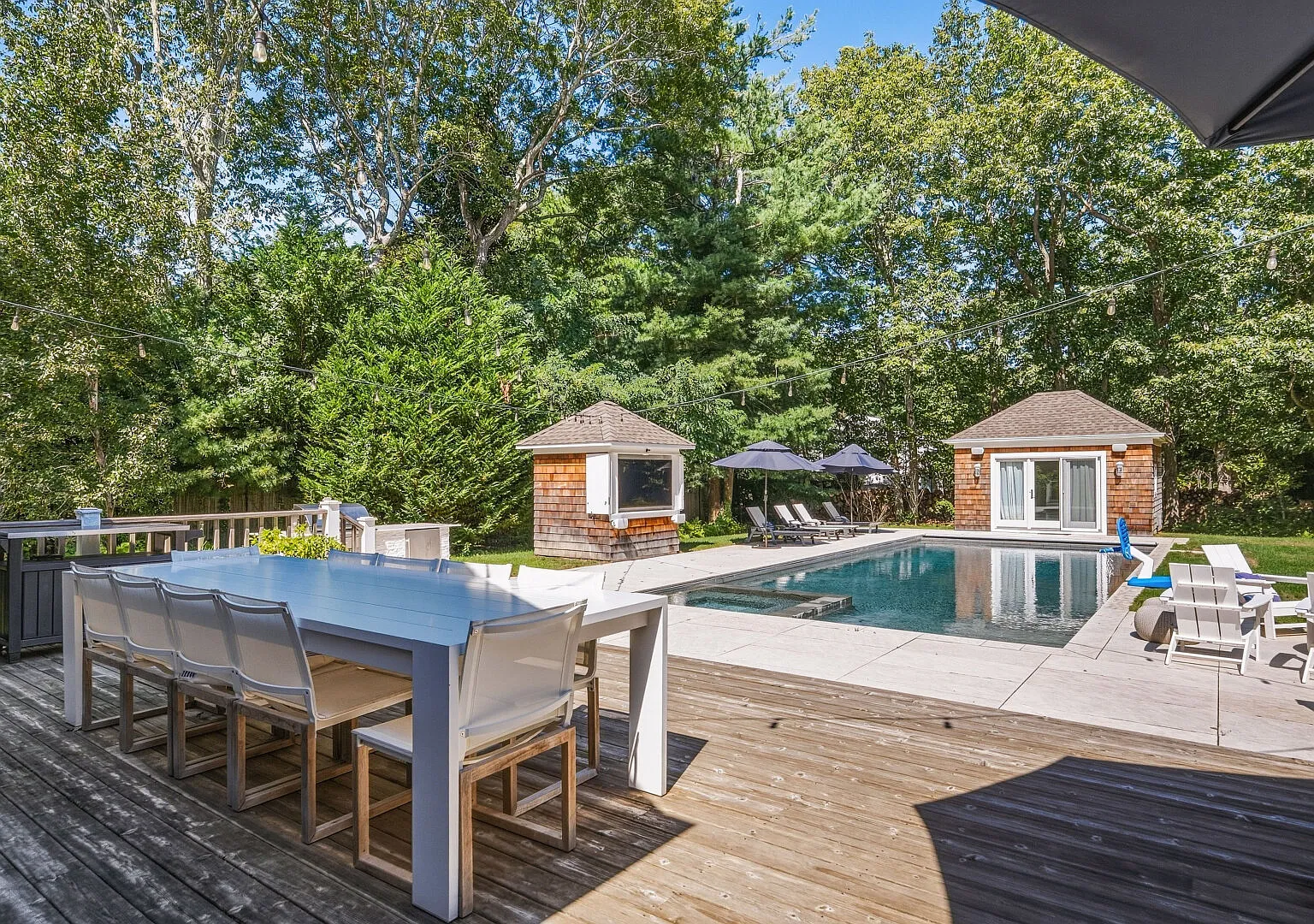 Private Oasis with Heated Pool, Hot Tub, & Space for Guests — Photo 4