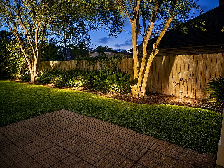 Brick patio