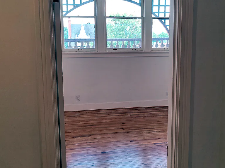 View from apartment entryway into the SE bedroom.