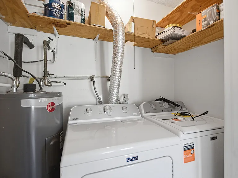 Brand new water heater, washer, and dryer