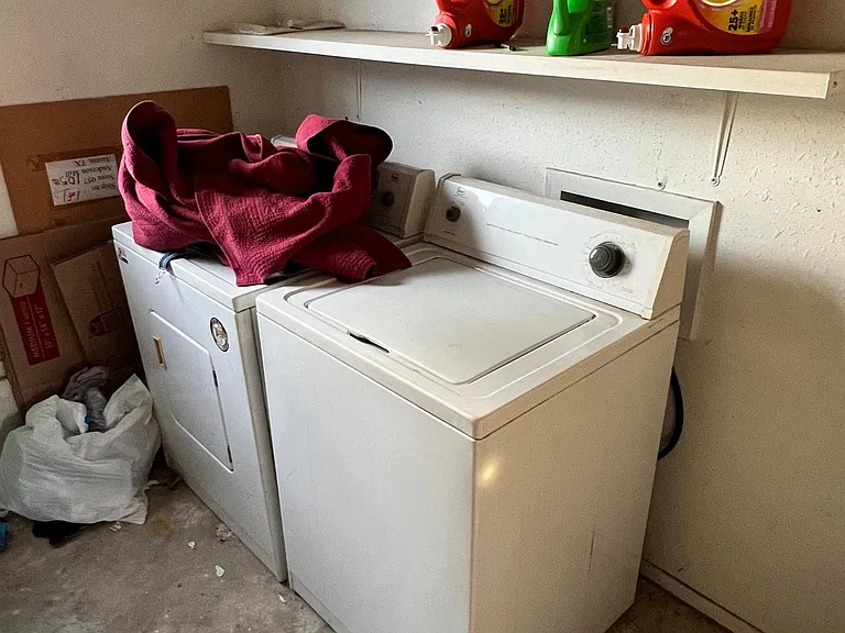 Laundry room.