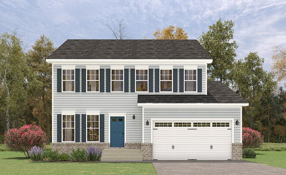 Elevation 1 - With Opt. Brick Water Table